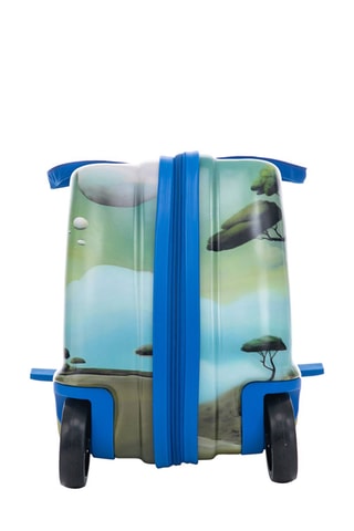 Valise cabine enfant Girafe - 46 cm - Bleu