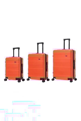 Set de 3 valises Echo - 55/65/75 cm - Orange