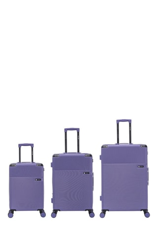 Set de 3 valises Stage - 56/ 66/ 76 cm  - Violet