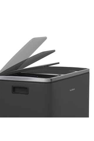 Cubo de reciclado con pedales - 3 x 18 l