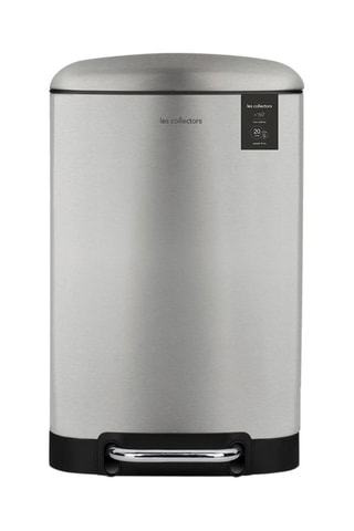 Cubo de basura de acero inoxidable con pedal - 20 l