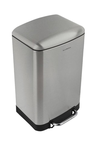 Cubo de basura de acero inoxidable con pedal - 20 l