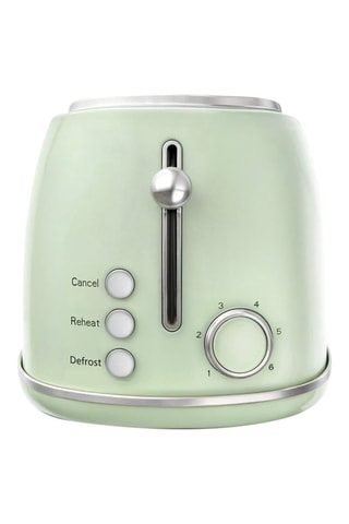 Tostadora vintage Verde - 1500 W - 2 ranuras