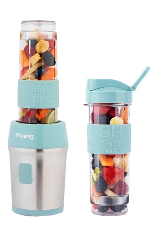 Minibatidora de vaso Azul pastel - 570 ml