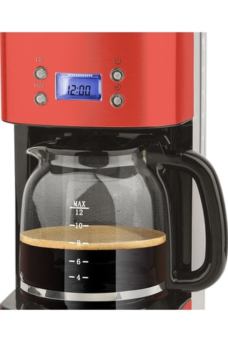Cafetera programable Rojo - 1,5 l