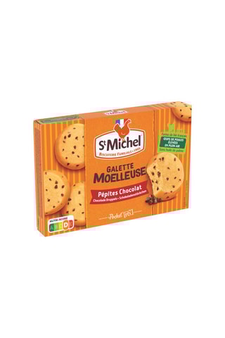 9 x Galette moelleuse pépites chocolat St Michel - 180 g