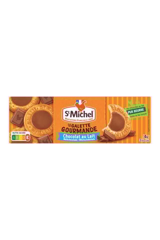 10 x Galette gourmande chocolat au lait St Michel - 121 g