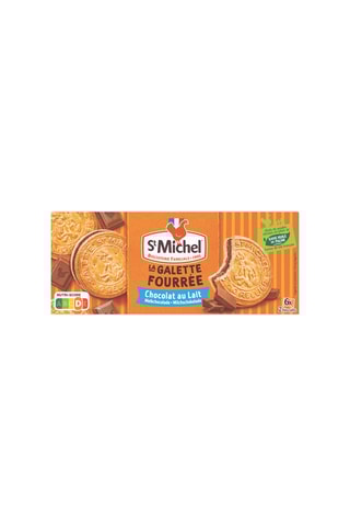 5 paquets de galettes fourrées chocolat au lait St Michel - 5 x 240 g