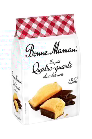 6 x Petits quarts nappés chocolat noir St Michel - 300 g