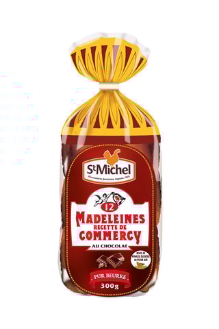 6 x Madeleines pur beurre chocolat St Michel - 300 g