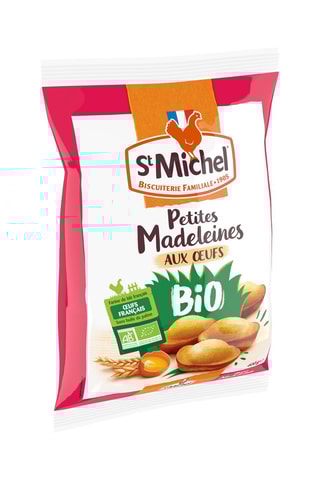 4 x Madeleines familiales nature BIO St Michel - 4 x 400 g