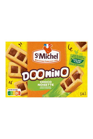 9 paquets de doomino choco-noisette St Michel 9 x 180 g