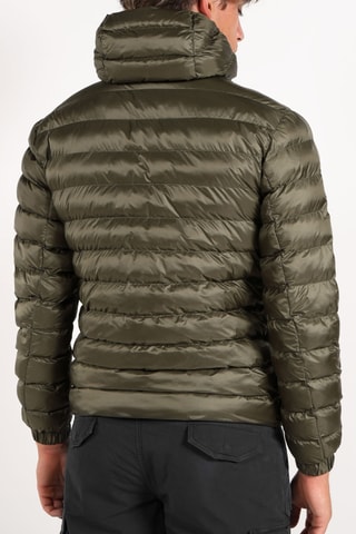 Blusão com capuz - Verde-escuro