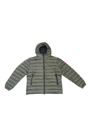 Blusão com capuz - Verde-escuro