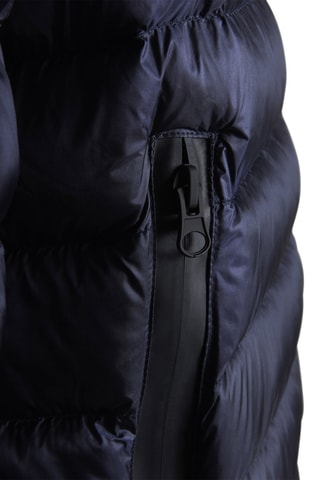 Blusão com capuz - Azul-marinho