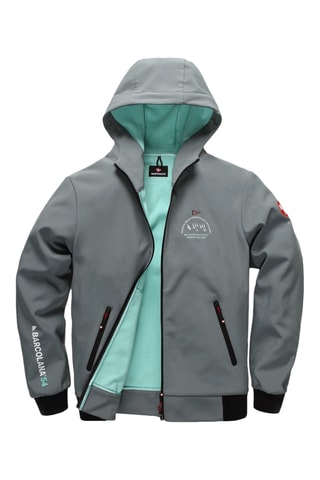 Casaco com capuz - Cinzento-claro