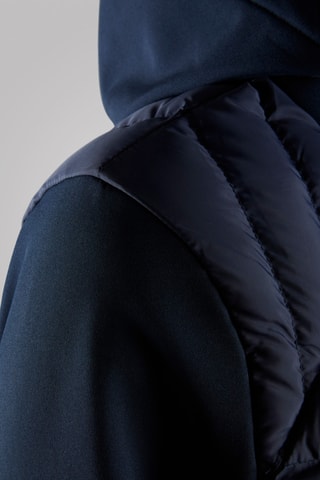 Blusão com capuz - Azul-noite