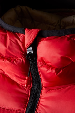 Blusão com capuz - Vermelho