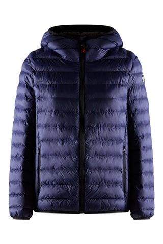 Blusão com capuz - Azul-marinho