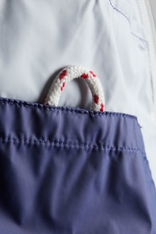 Corta-vento com capuz - Índigo