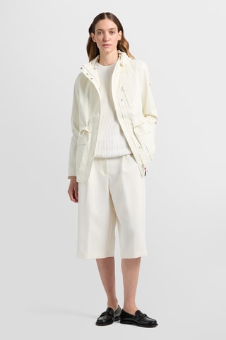 Parca com capuz - Cru