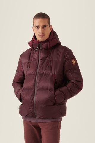 Blusão com capuz - Bordô