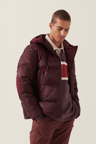 Blusão com capuz - Bordô