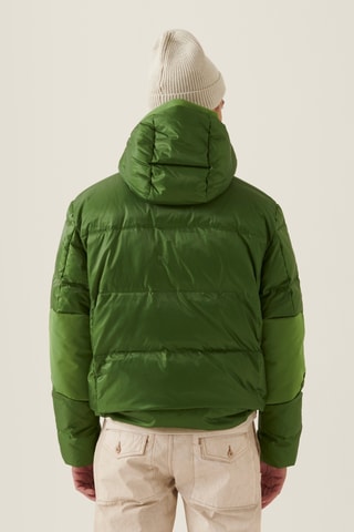 Blusão com capuz - Verde-escuro