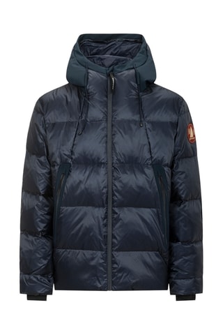 Blusão com capuz - Azul-marinho