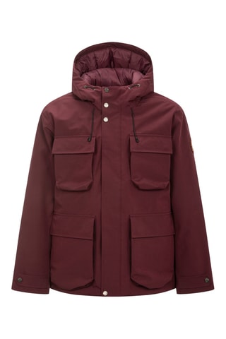 Casaco com capuz - Bordô