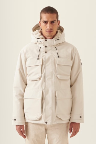 Casaco com capuz - Branco