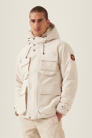 Casaco com capuz - Branco