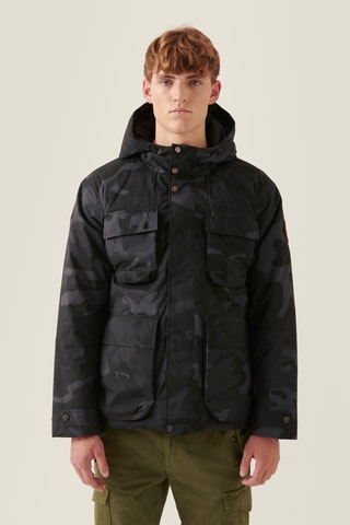 Blusão com capuz - Preto