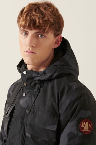 Blusão com capuz - Preto