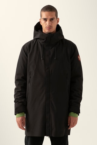 Parca com capuz - Preto