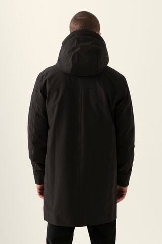 Parca com capuz - Preto