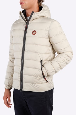 Blusão com capuz - Cru