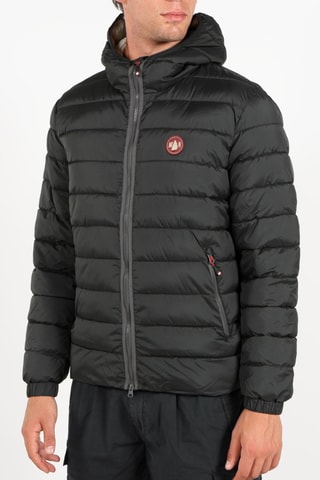 Blusão com capuz - Preto