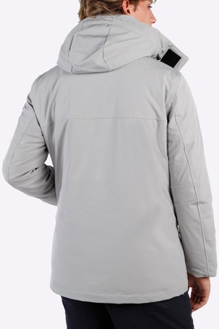 Parca com capuz - Cinzento