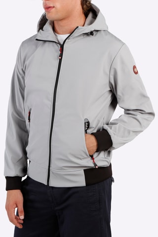 Casaco com capuz - Cinzento