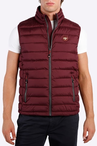 Colete acolchoado - Bordô 