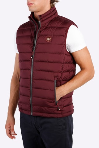 Colete acolchoado - Bordô 