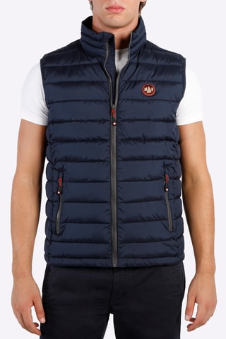 Colete acolchoado - Azul-marinho 