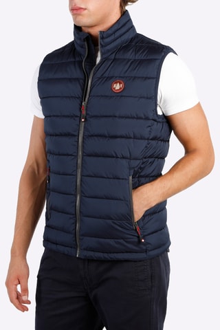 Colete acolchoado - Azul-marinho 