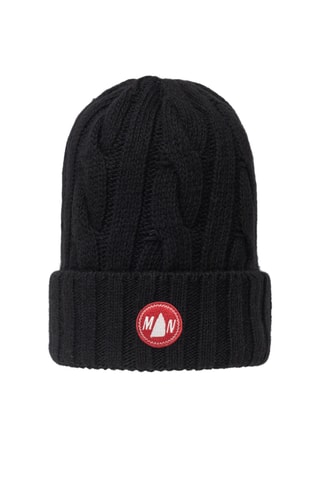 Gorro em lã - Preto e vermelho