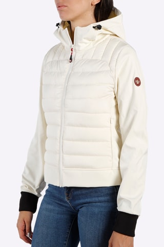 Blusão com capuz - Cru