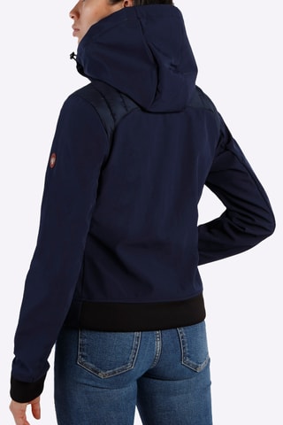 Blusão com capuz - Azul-marinho