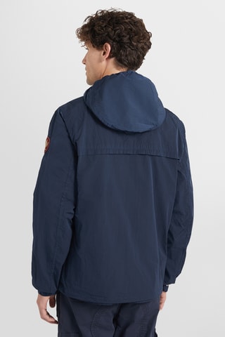 Casaco com capuz - Azul-marinho