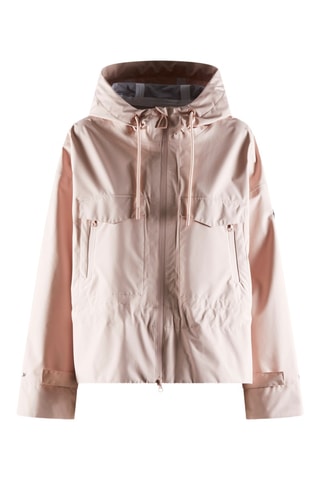 Corta-vento com capuz - Rosa