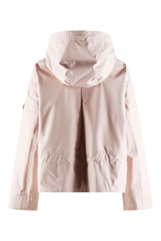 Corta-vento com capuz - Rosa